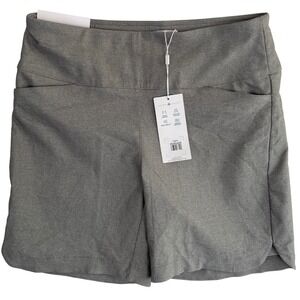 Lady Hagen Womens Golf Shorts Size L Pull On Tummy Control 7" Inseam Gray